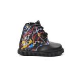 Aspor Arz 2301001-P Siyah İçi Kürklü Fermuarlı Unisex Çocuk Bot