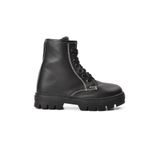 Aspor Arz 2301002-F Siyah İçi Kürklü Fermuarlı Unisex Çocuk Bot