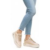 Aspor Bej Bağcıklı Kadın Sneaker - Renkli
