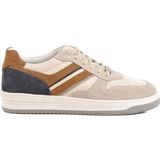 Aspor Bej Deri Erkek Sneaker - Renkli