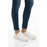 Aspor Beyaz Bağcıklı Unisex Spor Ayakkabı - Renkli