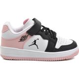 Aspor Haykat Kısa Siyah Pudra Cırtlı Çocuk Sneaker