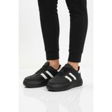 Aspor Siyah Yüksek Taban Bağcıklı Unisex Sneaker - Renkli