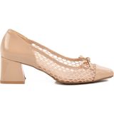 Aspor Ten Anorak Örme Kadın Klasik Topuklu Ayakkabı - Renkli