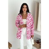 Asprin Fashion Uzun Astarlı Yağmurluk Pembe