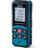 ASR940 Profesyonel Lazer Terazili Dijital Mesafe Ölçer 50 Metre, ±1.5 mm Hassasiyet, Alan ve Haci - 1 Adet