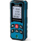 ASR940 Profesyonel Lazer Terazili Dijital Mesafe Ölçer 50 Metre, ±1.5 mm Hassasiyet, Alan ve Haci