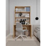 Asra Trend %100 Mdflam Raflı Çalışma Masası Bilgisayar Ofis Ders Masası Çm-03 - 192 x 100 x 60 - Safir Meşe