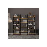 Asra Trend 6 Raflı Metal Kitaplık Üç Modül
