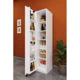 Asra Trend Çok Amaçlı Kiler Dolabı MK-19 %100 MDF Erzak Organizer Dolabı Beyaz