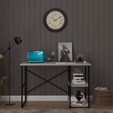 Asra Trend Kül Gri METALÇM01 Raflı Metal Çalışma Masası 120X60 cm 2 Katlı Yan Raflı Bilgisa - Genel - Çok Renkli