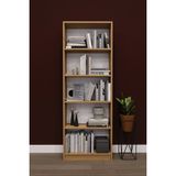 Asra Trend Lüks 5 Raflı Ev Ofis Kitaplık %100 Mdf Modern Dekoratif Kütüphane Kitaplık K002 - Ahşap