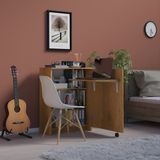 Asra Trend Lüks Kapaklı Çalışma Masası Kitaplık %100 MDF Bilgisayar Ders Çalışma Masası MD002 - Petra - 68 x 90 x 30
