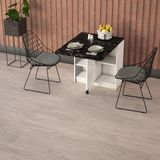Asra Trend Lüks Katlanır Mutfak Yemek Masası %100 MDF Pratik Raflı Çalışma Masası KM19 - Royal Mermer - 93 x 75 x 70