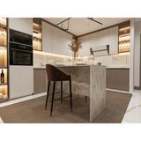 Asra Trend Lüks Mutfak Adası Bar Masası %100 MDF Çok Amaçlı Yemek Masası Kahve Köşesi MA-03 - Silves