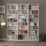 Asra Trend MDF Beyaz Kitaplık – Ayarlanabilir Raflar, Ev & Ofis Modern Dekoratif Kitaplık, K-20