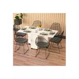 Asra Trend Mdf Katlanır Mutfak Yemek Çalışma Masası, Beyaz, 155×75×70 Cm, Km-12