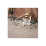 Asra Trend Mdf Katlanır Mutfak Yemek Çalışma Masası, Beyaz-Petra, 93×75×70 Cm, Km-18