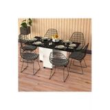Asra Trend Mdf Katlanır Mutfak Yemek Çalışma Masası, Beyaz-Royal Mermer, 155×75×70 Cm, Km-15