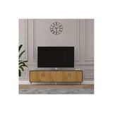 Asra Trend Mdf Koyu Gri/Petra Tv Ünitesi - 160 Cm, Şık & Modern Tasarım Tv Sehpası, T-05