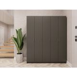 Asra Trend MDF Vestiyer & Portmanto & Ayakkabılık - 150x180x33cm, Askılı, Çok Raflı, Kapaklı V-09