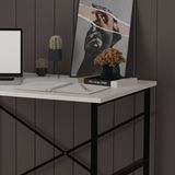 Asra Trend Metal Çalışma Masası - Beyaz - 90 x 60 x 75