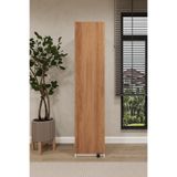ASRA TREND MK19 Petra Kiler Dolabı – 40x180 cm Dar Alan Çok Amaçlı Dolap, 5 Raflı, Kapak İçi Bölmeli,%100 MDFLAM Erzak ve Mutfak Düzenleyici
