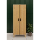 Asra Trend Modern 2 Kapaklı Çok Amaçlı Mutfak Banyo Dolabı %100 Mdf Erzak Kiler Dolabı FD02 - Ahşap