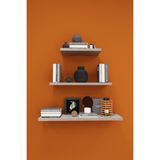 Asra Trend Modern 3'lü Uçan Raf Çok Amaçlı Duvar Rafı Organizer %100 Mdf Kitaplık Mutfak Banyo Rafı DRF05 - Retro Taş