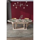 Asra Trend Modern 8 Kişilik Mutfak Yemek Masası %100 Mdf Mutfak Yemek Odası Masası YM08 - Sidon