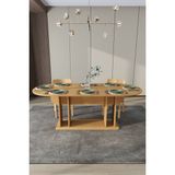 Asra Trend Modern 8 Kişilik Mutfak Yemek Masası %100 Mdf Mutfak Yemek Odası Masası YM08