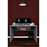 Asra Trend Modern Çalışma Masası %100 MDF Bilgisayar Ders Ofis Masası ÇM01 - 120 x 60 x 75 - Kül Rengi
