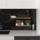 Asra Trend Modern Duvar Rafı DRF-01 %100 MDF 2'li Dekoratif Organizer Kitaplık Petra