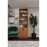 Asra Trend Modern Kapaklı Ayarlanabilir Raf Ev Ofis Kitaplık %100 MDF Dekoratif Kitaplık K35