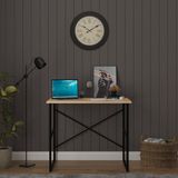 Asra Trend Modern Metal Ders Çalışma Masası %100 MDF Bilgisayar Masası METALÇM02 - Safir Meşe - 90 x 60 x 75