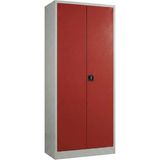 Asram Metal 4 Gözlü 5 Bölmeli Dosya Dolabı Kırmızı 92X40X198