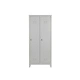 Asram Metal Standart 2 Kapaklı Soyunma Dolabı 80X40X185