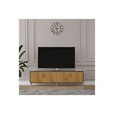 Asratrend Asra Trend MDF Koyu Gri/Petra TV Ünitesi - 160 cm, Şık ve Modern Tasarım TV Sehpası, T-05 Koyu Gri - Petra