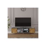 Asratrend Asra Trend MDF Koyu Gri/Petra TV Ünitesi - 180 cm, Şık ve Modern Tasarım TV Sehpası, T-13 Koyu Gri - Petra