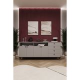 asratrend Lüks Konsol TV Ünitesi %100 MDF Modern Çok Amaçlı Çekmeceli Konsol KNSL-06