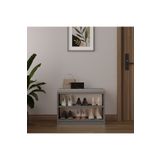 asratrend Lüks Puflu Ayakkabılık ve Askılık %100 MDF 2 Raflı Portmanto Seti PUF02