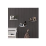 asratrend Modern 3'lü Uçan Raf Çok Amaçlı Duvar Rafı Organizer %100 MDF Kitaplık Mutfak Banyo Rafı DRF04
