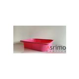 Asrimo mobilya Pembe Plastik Sepet - Trofast Saklama Kutusu / Depolama - Raf