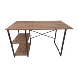 Asrimo Raflı Çalışma Masası Ofis Bilgisayar Masası Atlantik Çam - Ceviz - Y: 72 cm D: 60 cm G: 120 cm