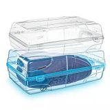 Asrın Asr-5008 Erkek Ayakkabı Kutusu Şeffaf Plastik 19X34x13cm- 25'Li Paket