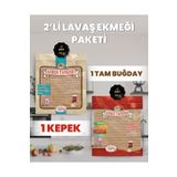 ASRIN TANDIRI 1 Paket Ekşi Mayalı Tam Buğday Lavaş Ekmeği 1 Paket Ekşi Mayalı Kepekli Lavaş Ekmeği