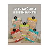 ASRIN TANDIRI 10'LU PAKET- SAĞLIKLI BESLEN PAKETİ - EKŞİ HAMURLU LAVAŞ TANDIR EKMEĞİ