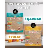 Asrın Tandırı 2'li Paket (1 Paket Ekşi Hamurlu Çavdar Lavaş Ekmeği - 1 Paket Ekşi Hamurlu Yulaf Lavaş Ekmeği) - 2 Adet