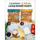 Asrın Tandırı 4'lü Paket (2 Paket Ekşi Mayalı Yulaf Ekmeği 2 Paket Ekşi Mayalı Çavdar Ekmeği) - 1 Adet