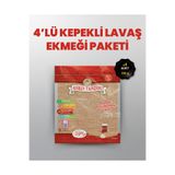 ASRIN TANDIRI 4'LÜ PAKET ( 4 Paket Paket Ekşi Hamurlu Kepekli Lavaş Tandır Ekmeği (diyabetik Ekmek) 330 Gr.